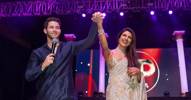 Priyanka Chopra and American singer Nick Jonas at their wedding in Jodhpur on Dec 2, 2018. (IANS) Priyanka Chopra and American singer Nick Jonas at their wedding in Jodhpur on Dec 2, 2018. (IANS)