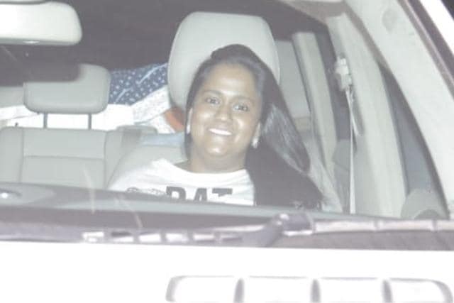 Salman’s sister Arpita Khan at Sohail Khan’s party. (Viral Bhayani) Salman’s sister Arpita Khan at Sohail Khan’s party. (Viral Bhayani)