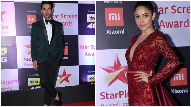 Mental Hai Kya costars Rajkummar Rao and Nushrat Bharucha were at Star Screen Awards 2018. Mental Hai Kya costars Rajkummar Rao and Nushrat Bharucha were at Star Screen Awards 2018.