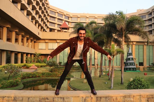 Ranveer Singh at Simmba promotion in Mumbai.