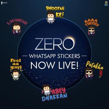 Zero is now on WhatsApp with stickers. (Photo: Twitter/RedChilliesEnt) Zero is now on WhatsApp with stickers. (Photo: Twitter/RedChilliesEnt)