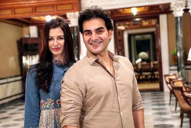 Arbaaz Khan and Giorgia Andriani. (Instagram)