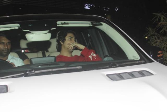 Aryan Khan at the Zero screening. (Viral Bhayani) Aryan Khan at the Zero screening. (Viral Bhayani)