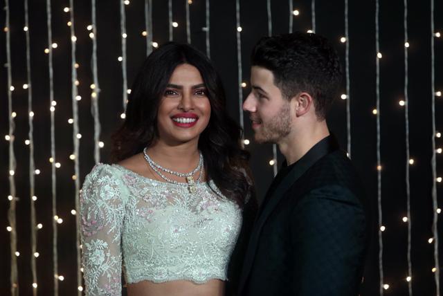 Ranveer Singh and Deepika Padukone twin in black as the attend Priyanka  Chopra - Nick Jonas' Bollywood reception