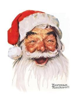 Norman Rockwell creates many Santas — sad, tired, confused. But the jolly ones are the ones that stick. This iconic sketch will likely look familiar because it’s still the basis of most Santa masks. Norman Rockwell creates many Santas — sad, tired, confused. But the jolly ones are the ones that stick. This iconic sketch will likely look familiar because it’s still the basis of most Santa masks.