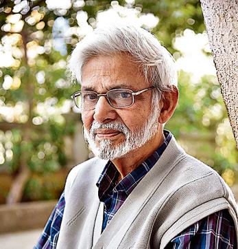 Shivranjan Balasubramanian at his residence in Kothrud. (Sanket Wankhade/HT PHOTO)