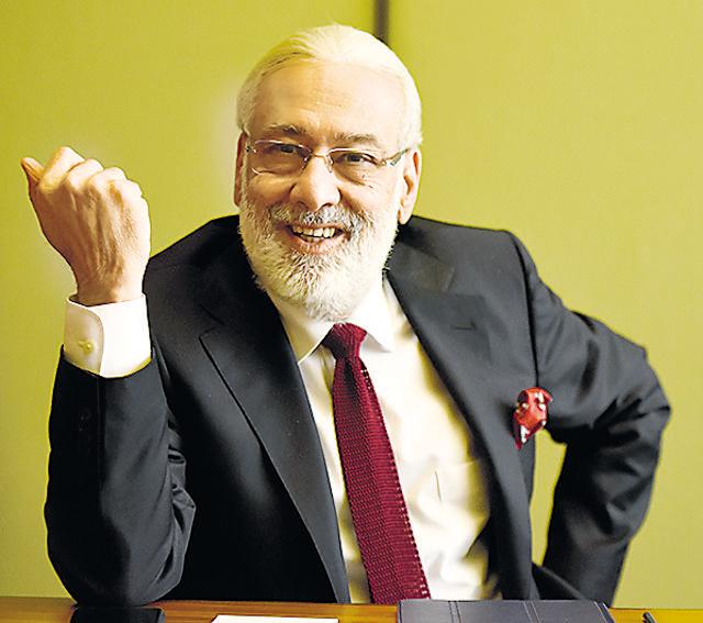 Arvind Ltd chairman and managing director Sanjay S Lalbhai, the man behind the indigo museum (Vipin Kumar/HT PHOTO)