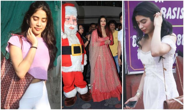 Khushi Kapoor at Bastian, Aishwarya Rai at Tata Memorial Hospital and Janhvi Kapoor at a gym in Bandra. Khushi Kapoor at Bastian, Aishwarya Rai at Tata Memorial Hospital and Janhvi Kapoor at a gym in Bandra.