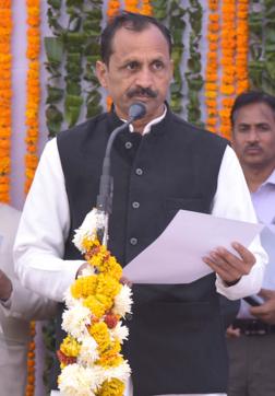 Bhajan Lal Jatav took oath at Raj Bhawan on Monday.Photo:-Prabhakar Sharma Bhajan Lal Jatav took oath at Raj Bhawan on Monday.Photo:-Prabhakar Sharma