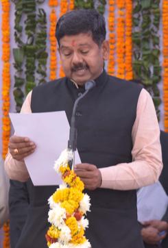 Bhanwar Singh Bhati took oath at Raj Bhawan on Monday.Photo:-Prabhakar Sharma Bhanwar Singh Bhati took oath at Raj Bhawan on Monday.Photo:-Prabhakar Sharma