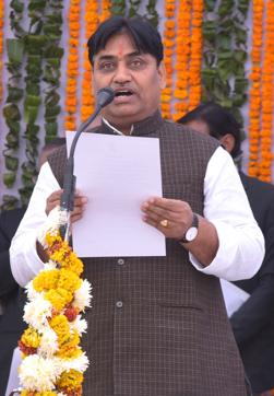 Govind Singh Dotasara took oath at Raj Bhawan on Monday.Photo:-Prabhakar Sharma Govind Singh Dotasara took oath at Raj Bhawan on Monday.Photo:-Prabhakar Sharma