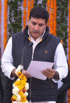 Harish Choudhary took oath at Raj Bhawan on Monday.Photo:-Prabhakar Sharma Harish Choudhary took oath at Raj Bhawan on Monday.Photo:-Prabhakar Sharma