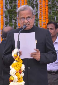 Subhash Garg took oath at Raj Bhawan on Monday.Photo:-Prabhakar Sharma