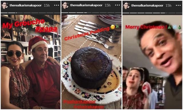 Karisma Kapoor shared these pictures as her Instagram stories. Also seen in one of them is her cousin, Jatin Sial. (Instagram) Karisma Kapoor shared these pictures as her Instagram stories. Also seen in one of them is her cousin, Jatin Sial. (Instagram)