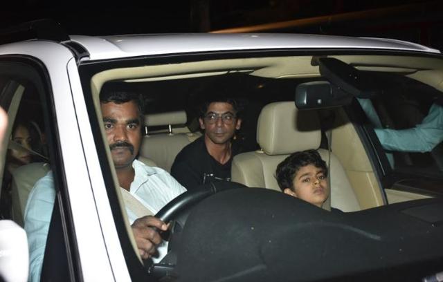 Sunil Grover at Salman Khan’s Christmas party