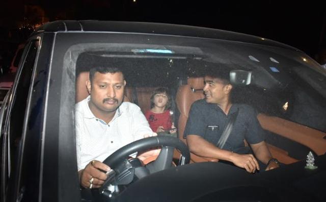 Shah Rukh Khan’s son AbRam at Salman Khan’s Christmas party