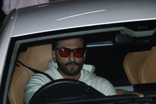 Ranveer at Simmba screening. (Viral Bhayani) Ranveer at Simmba screening. (Viral Bhayani)