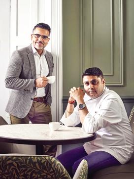 Rohit Ghai (right), who made his name with the JKS group, launched Kutir with Abhi Sangwan