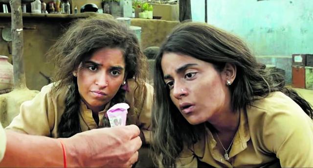 Radhika Madan and Sanya Malhotra play sisters in Pataakha. Radhika Madan and Sanya Malhotra play sisters in Pataakha.