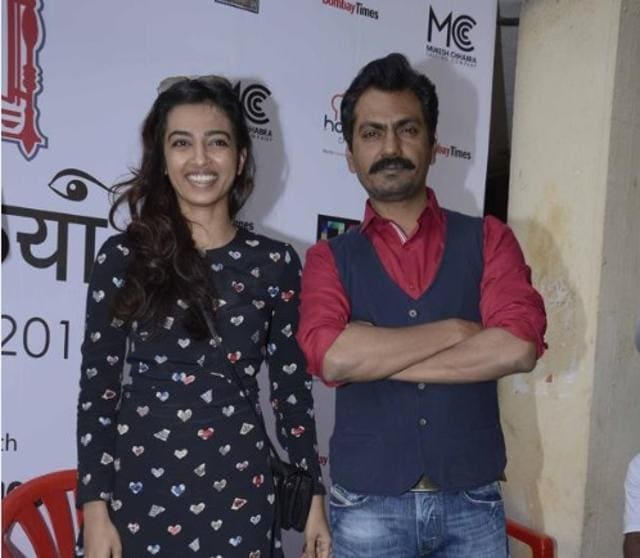 Actors Nawazuddin Siddiqui and Radhika Apte. (HT File Photo) Actors Nawazuddin Siddiqui and Radhika Apte. (HT File Photo)