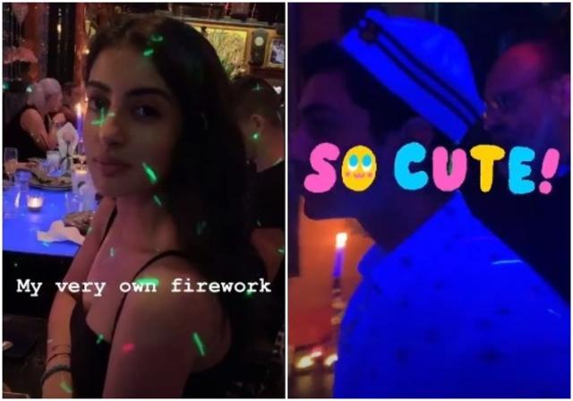 Navya Naveli and Agastya and the party scene. (Instagram)