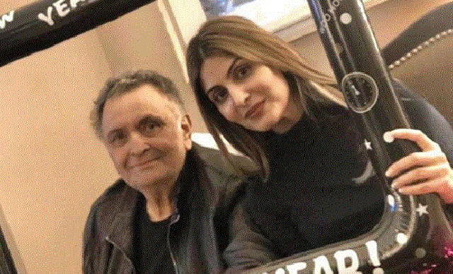 Rishi Kapoor with daughter Riddhima.