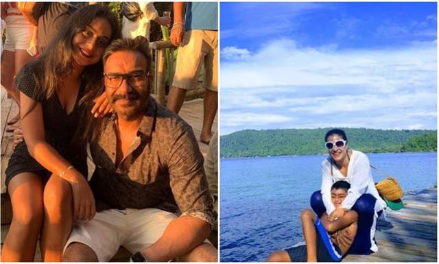 Ajay Devgn and Kajol went to Thailand for Christmas and New Year’s celebrations. (Instagram) Ajay Devgn and Kajol went to Thailand for Christmas and New Year’s celebrations. (Instagram)