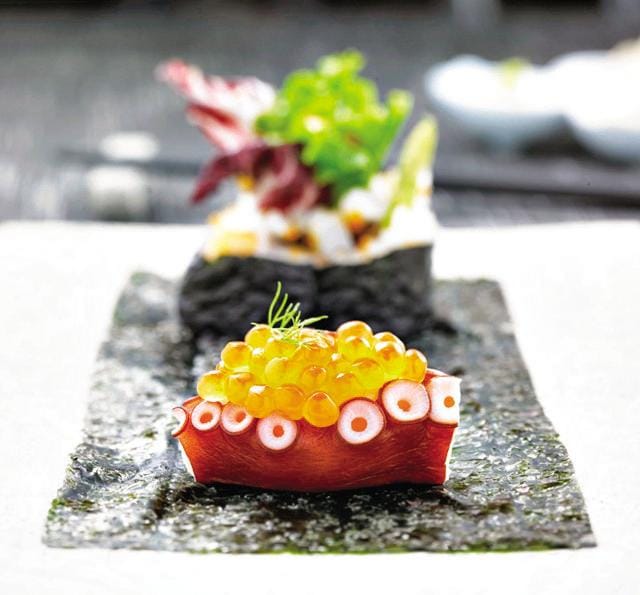 Sample modern Japanese fare at Wasabi Sample modern Japanese fare at Wasabi