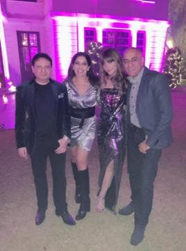 The Mirpuris with the Poonawallas.