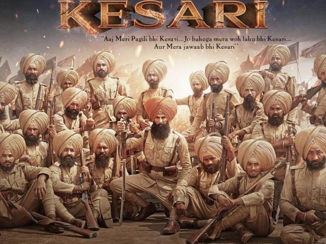 Akshay Kumar’s Kesari poster. Akshay Kumar’s Kesari poster.