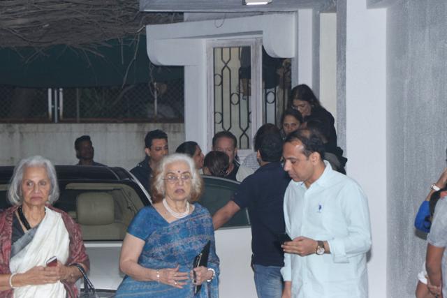 Waheeda Rehman and Asha Parekh at Simmha screening.