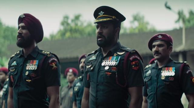 Vicky Kaushal (centre) in Uri.
