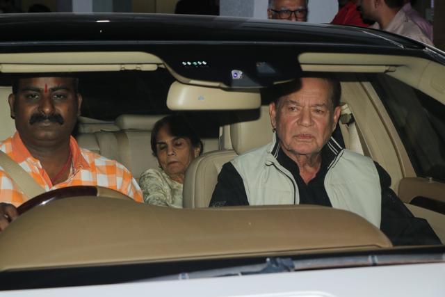 Salim Khan at Simmba screening.
