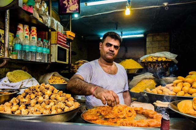 The walk is purely for the love of food and sharing stories around delicacies of Chandni Chowk. (Prasad NP) The walk is purely for the love of food and sharing stories around delicacies of Chandni Chowk. (Prasad NP)
