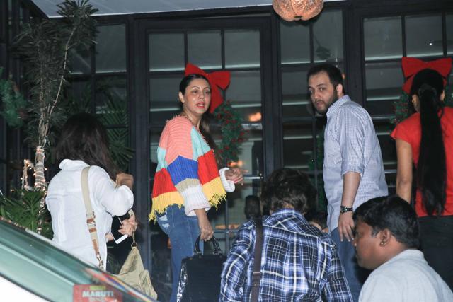 Gauri Khan at Soho House restaurant. Gauri Khan at Soho House restaurant.