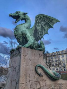 Ljubljana’s dragon. Ljubljana’s dragon.
