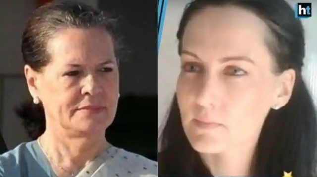 German actor Suzanne Bernet as Sonia Gandhi