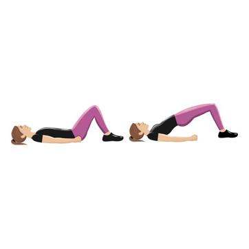 Do glute bridges to strengthen the glutes (Shutterstock) Do glute bridges to strengthen the glutes (Shutterstock)