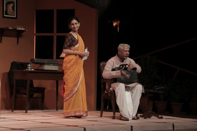 A scene from the play Kanyadaan by playwright Vijay Tendulkar. A scene from the play Kanyadaan by playwright Vijay Tendulkar.