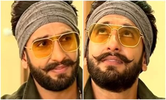 Ranveer Singh during the interview. Ranveer Singh during the interview.