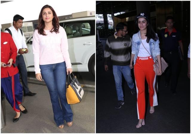 Airport diaries: Parineeti Chopra and Shraddha Kapoor. Airport diaries: Parineeti Chopra and Shraddha Kapoor.