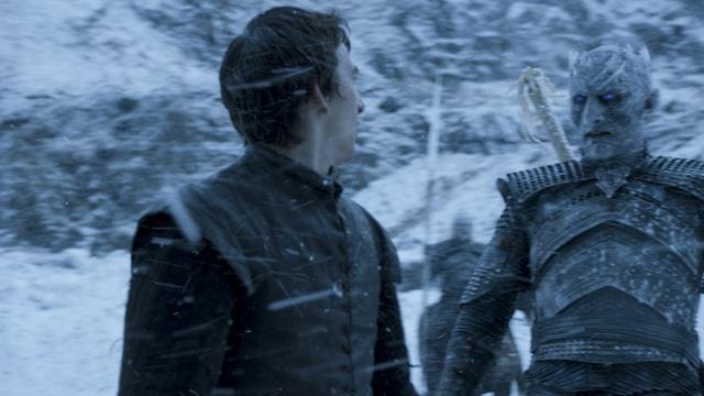 Bran Stark saw the Night King see him in a vision. Bran Stark saw the Night King see him in a vision.