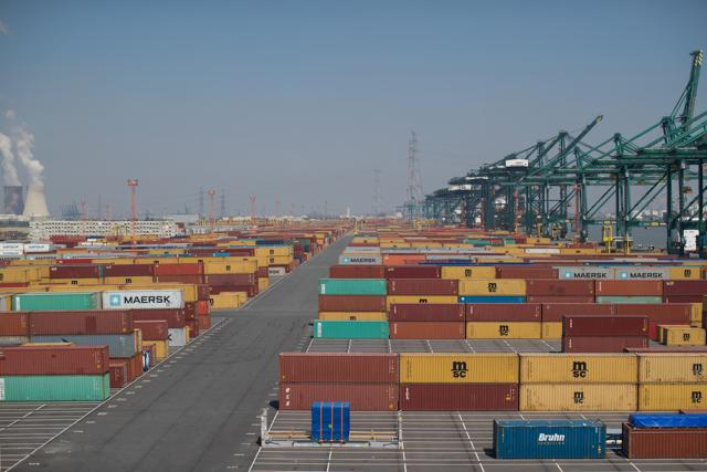 The Port of Antwerp, Belgium. (Bloomberg) The Port of Antwerp, Belgium. (Bloomberg)