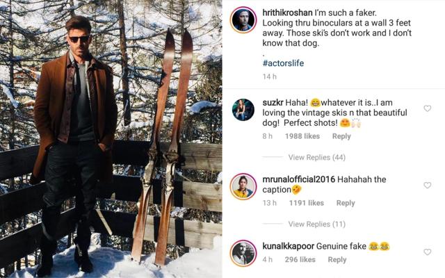Sussanne Khan, Kunal Kapoor commented on Hrithik Roshan’s latest picture. Sussanne Khan, Kunal Kapoor commented on Hrithik Roshan’s latest picture.