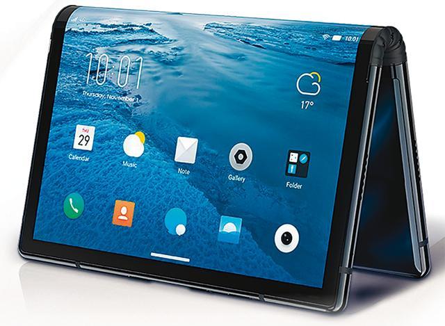 The Royole FlexPai folds quite brilliantly, but is quite chunky