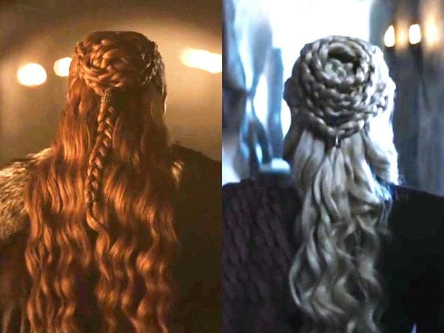 Game of Thrones 8 Sansa has always copied hairstyles of powerful women  does it again with Daenerys  Hindustan Times