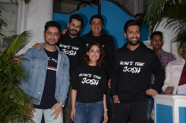 The Uri team at the success party of the film. (Viral Bhayani) The Uri team at the success party of the film. (Viral Bhayani)