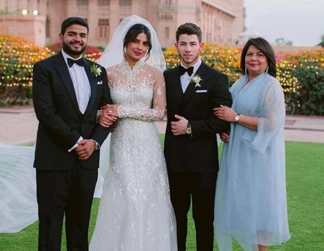 Priyanka Chopra and Nick Jonas during their wedding in Jodhpur.