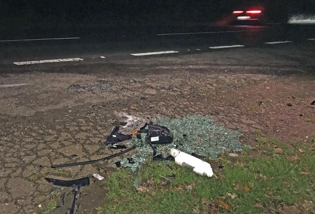 The scene near to the Sandringham Estate where Britain's Prince Philip was involved in a road accident in Sandringham, England, Thursday, Jan. 17, 2019. Buckingham Palace says Prince Philip the husband of Queen Elizabeth II had been in a traffic accident and is not injured. The palace said the accident happened Thursday afternoon near the queen’s country residence in Sandringham in eastern England. (Sam Russell/PA via AP) (AP) The scene near to the Sandringham Estate where Britain's Prince Philip was involved in a road accident in Sandringham, England, Thursday, Jan. 17, 2019. Buckingham Palace says Prince Philip the husband of Queen Elizabeth II had been in a traffic accident and is not injured. The palace said the accident happened Thursday afternoon near the queen’s country residence in Sandringham in eastern England. (Sam Russell/PA via AP) (AP)