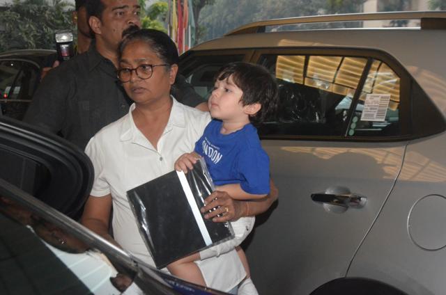 Taimur at a party. (Viral Bhayani)